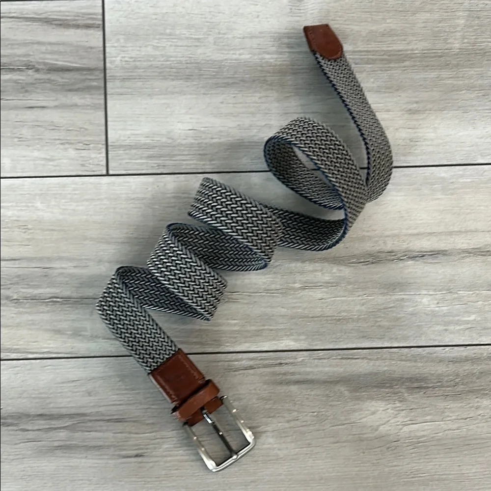 Tommy Bahama men's large XL woven leather belt